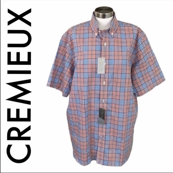 CRÉMIEUX Short Sleeve Shirts Size Large NWT - Picture 8 of 11